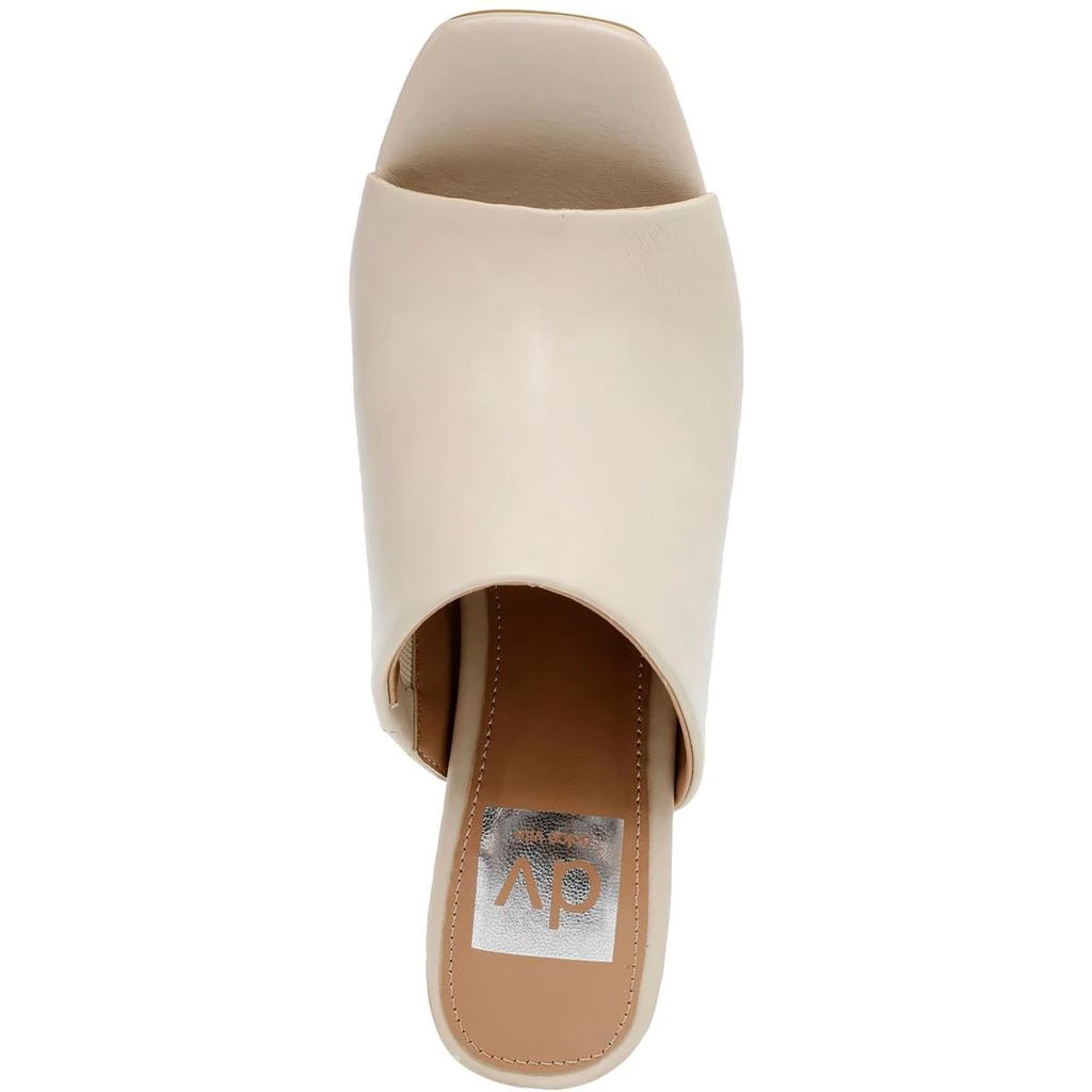 Dolce Vita Womens Faux Leather Square Toe Mule Sandals 3
