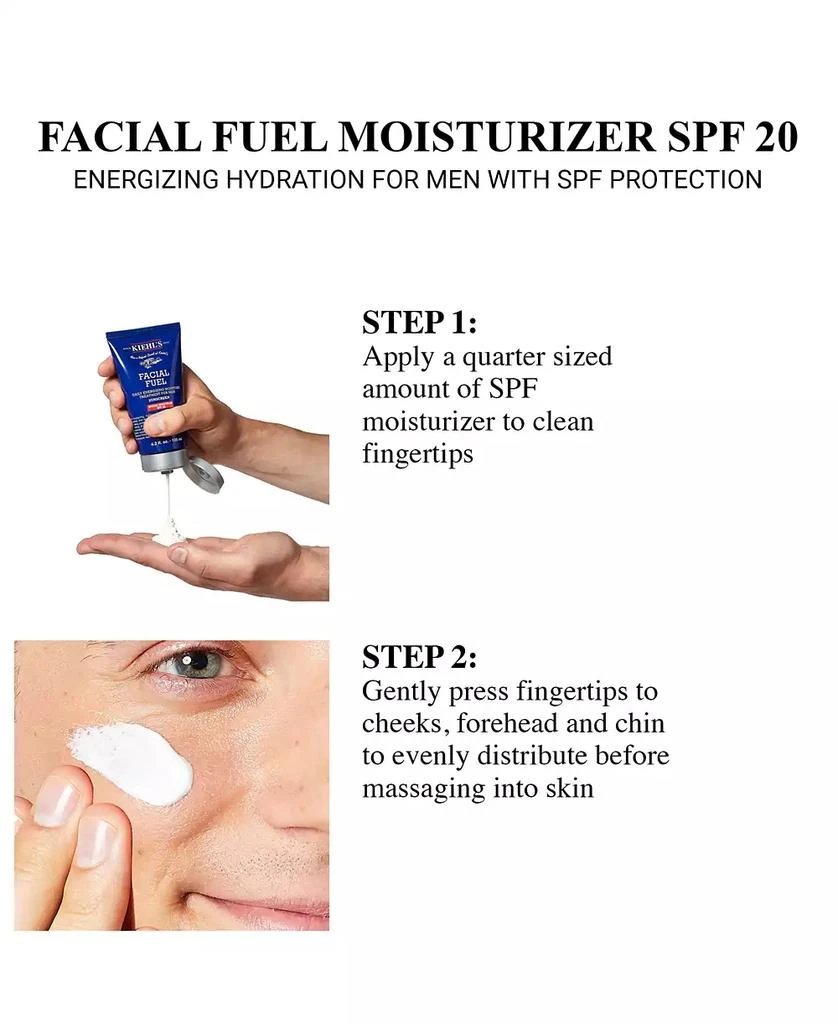 Kiehl's Facial Fuel Men’s SPF 20 Moisturizer, 2.5 fl. oz. 6