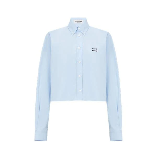 Miu Miu Cropped shirt 1