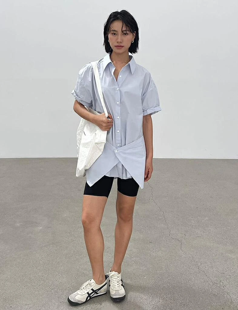 Pixie Market Rolled Sleeve layered Shirt -PREORDER 4