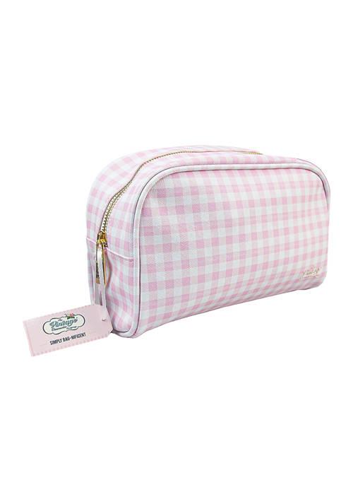 The Vintage Cosmetic Company Vintage Cosmetic Company Gingham Cosmetics Bag