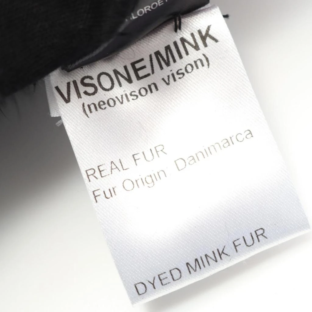Salvatore Ferragamo Leather Fur Short Gloves (Pre-Owned) 4