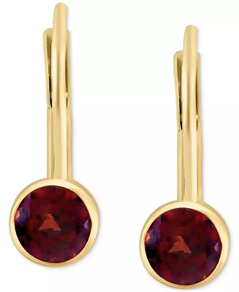 Effy EFFY® Garnet Leverback Drop Earrings (1/2 ct. t.w.) in 14k Gold (Also available in Peridot, Blue Topaz, Citrine, and Amethyst) 5