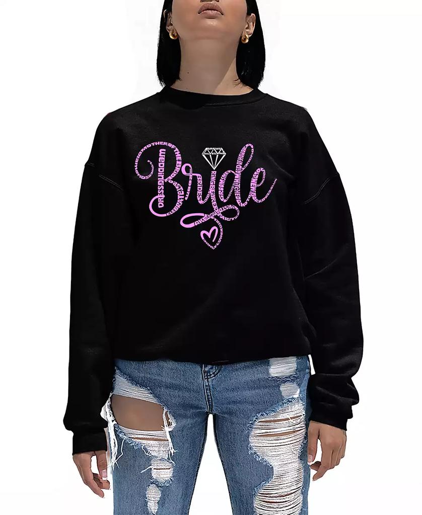 売れ筋商品|||エルエーポップアート カットソー トップス レディース Women's Crewneck Word Art Script Love Heart Sweatshirt Top Black One Love Heart - Women's Word Art Crewneck Sweatshirt – LA
