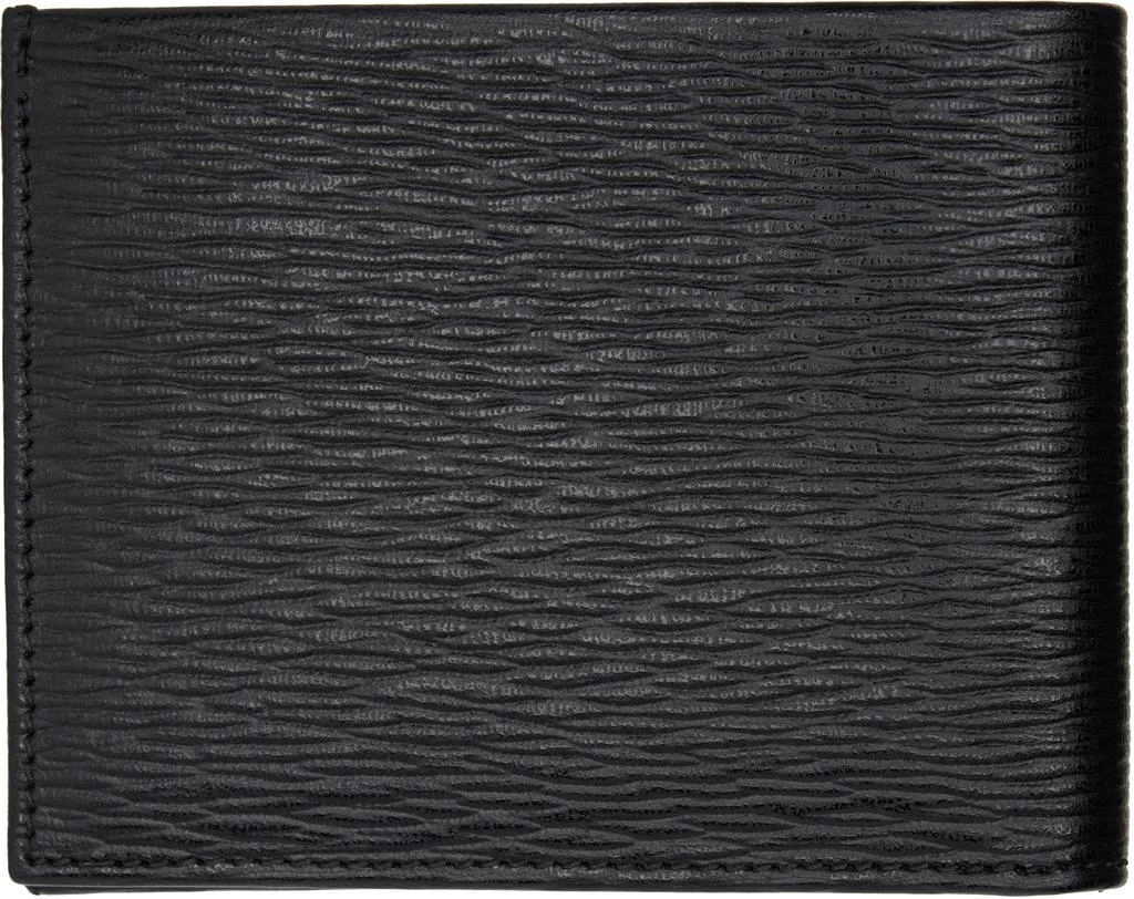 Salvatore Ferragamo Black & Blue Revival Gancio Bifold Wallet 2