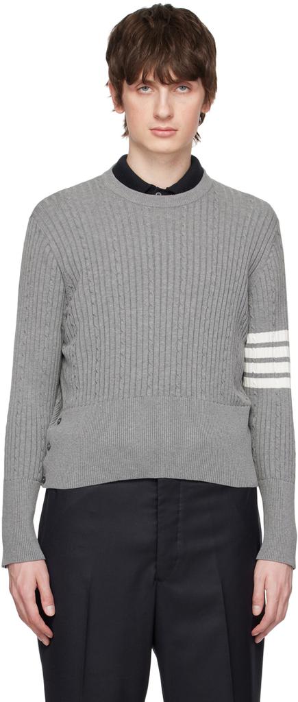 【送料&関税込】Thom Browne baby Cable Rib Stitch Cotton Pul Thom Browne Thom browne baby cable rib stitch knit