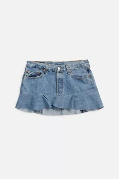 Frankie Collective Rework Denim Flounce Skirt 008 1