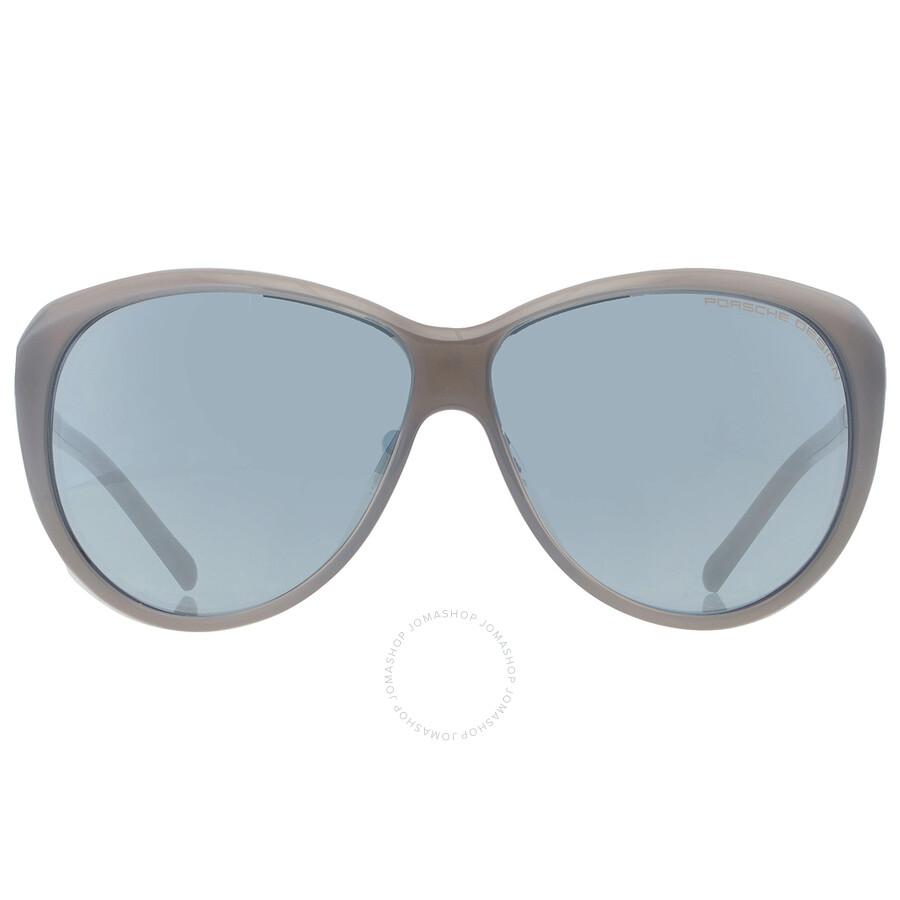 Porsche Design Blue Oval Ladies Sunglasses P8602 D 64