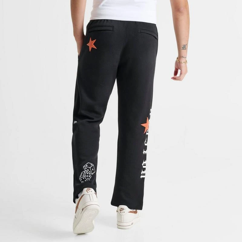 New Era Men's New Era Houston Astros MLB Patch Sweatpants 4