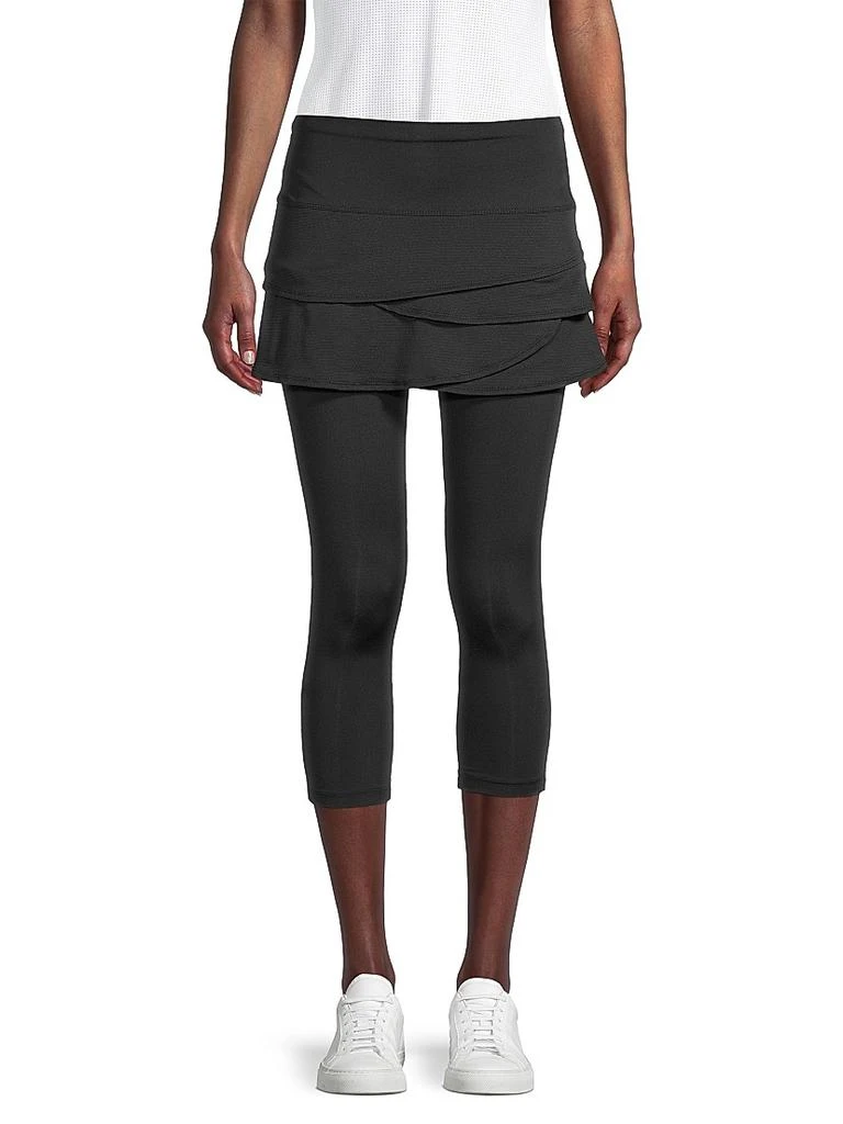 Lucky in Love Scalloped 2-Piece Capri Legging Set 3