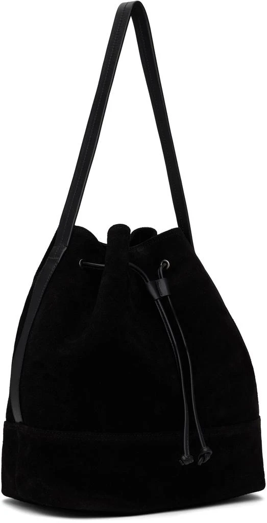 Nothing Written Black Suede Bucket Bag 2