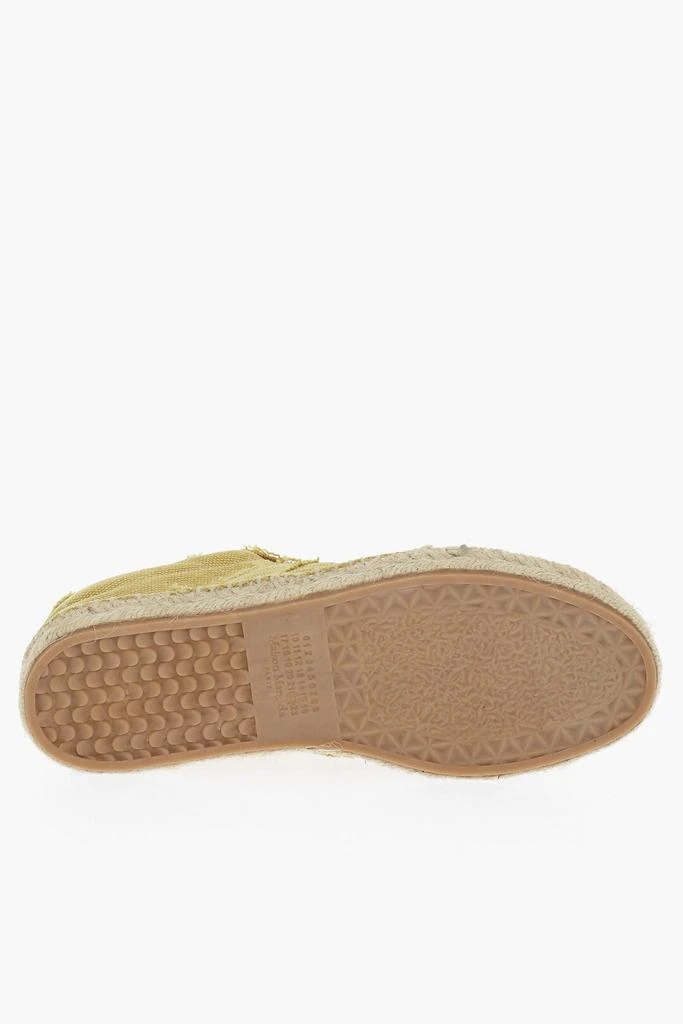 MAISON MARGIELA Maison Margiela MM22 Canvas Low Top Sneakers with Jute Detail 5
