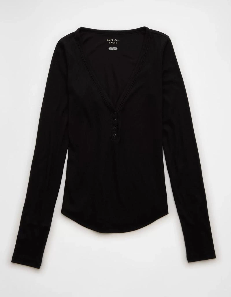 AE AE Long-Sleeve Henley T-Shirt 3