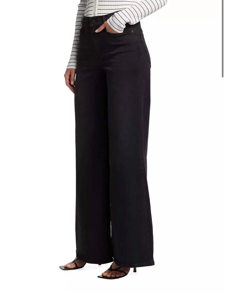 FRAME Le Palazzo Wide-Leg Jeans In Black 2