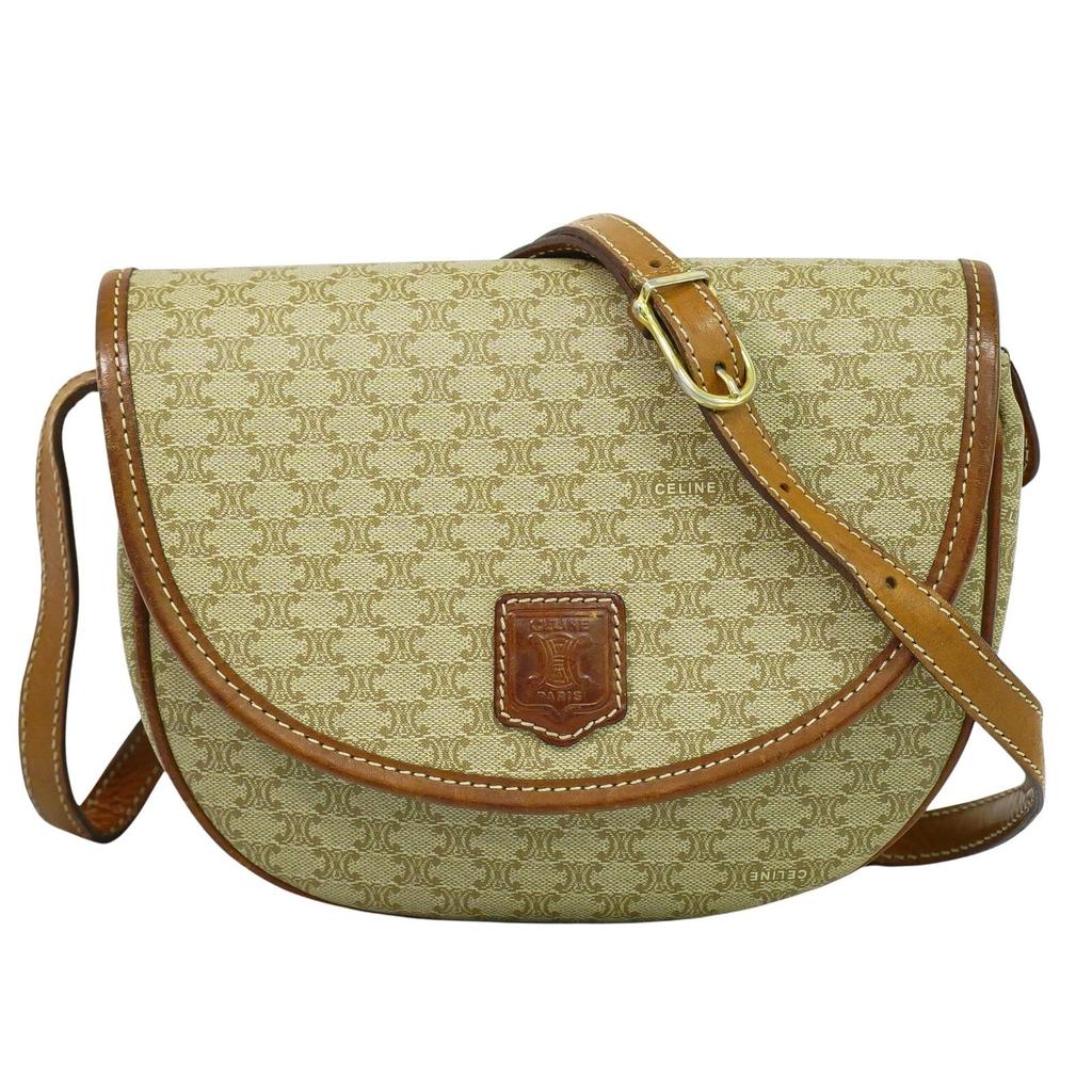 Celine Macadam Canvas Shoulder Bag (Pre-Owned)