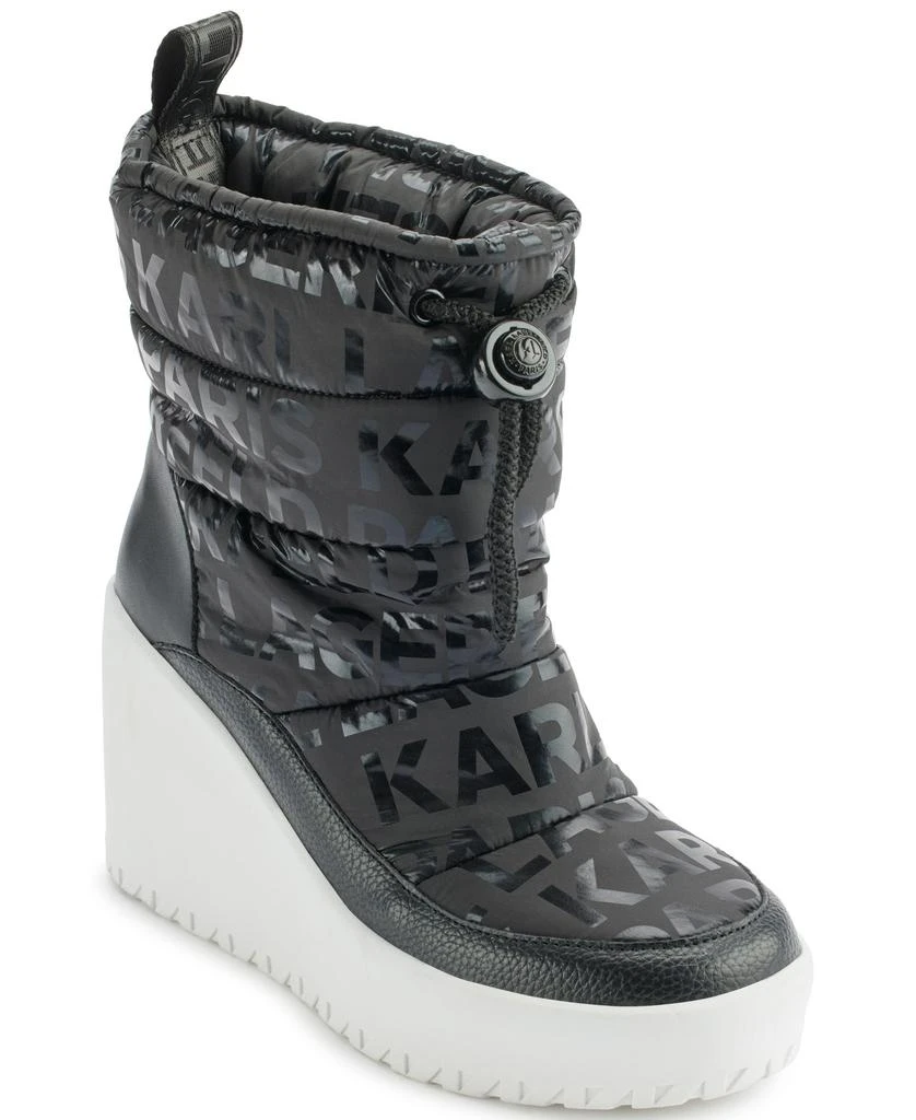 Karl Lagerfeld Paris BERDINA SLIP ON WEDGE BOOT 2
