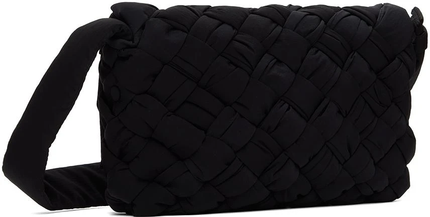 Bottega Veneta Black Small Rumple Messenger Bag 3