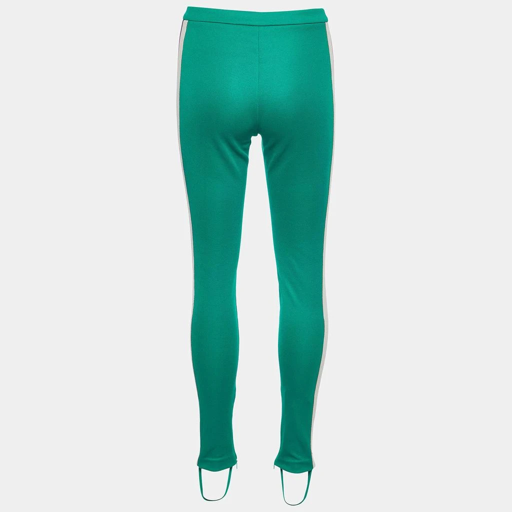 Gucci Gucci Green Tech-jersey Side Stripe Stirrup Leggings XS 3