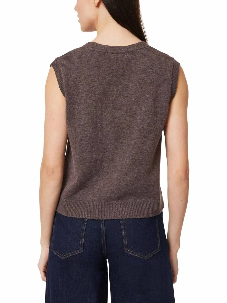 Habitual Sweater Vest In Chocolate Heather 3