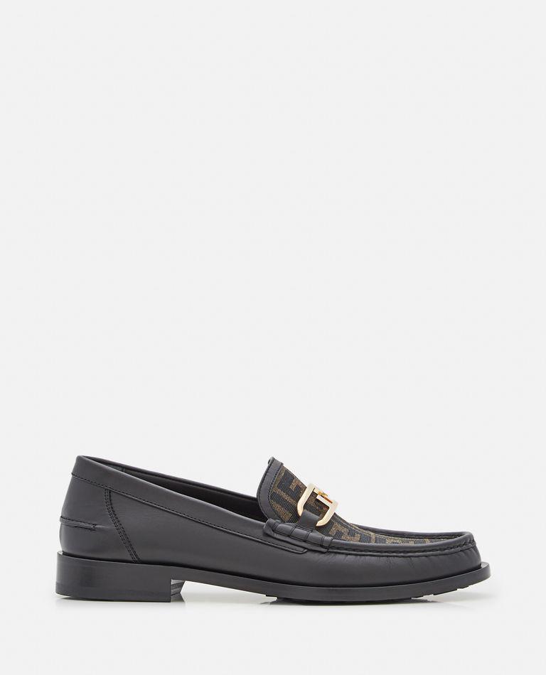 Fendi Fendi O'Lock FF Jacquard Slip-On Loafers - Business
