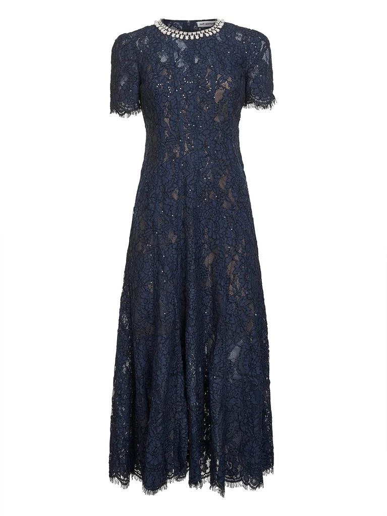 Self Portrait SELF PORTRAIT | Blue sequin floral lace embellished midi dress | Women | 10 - Dresses & Skirts - Compare Prices from 7+ Stores - BeyondStyle Self Portrait SELF PORTRAIT | Blue sequin floral lace embellished midi dress | Women | 10 - Dresses & Skirts - Compare Prices from 7+ Stores - BeyondStyle