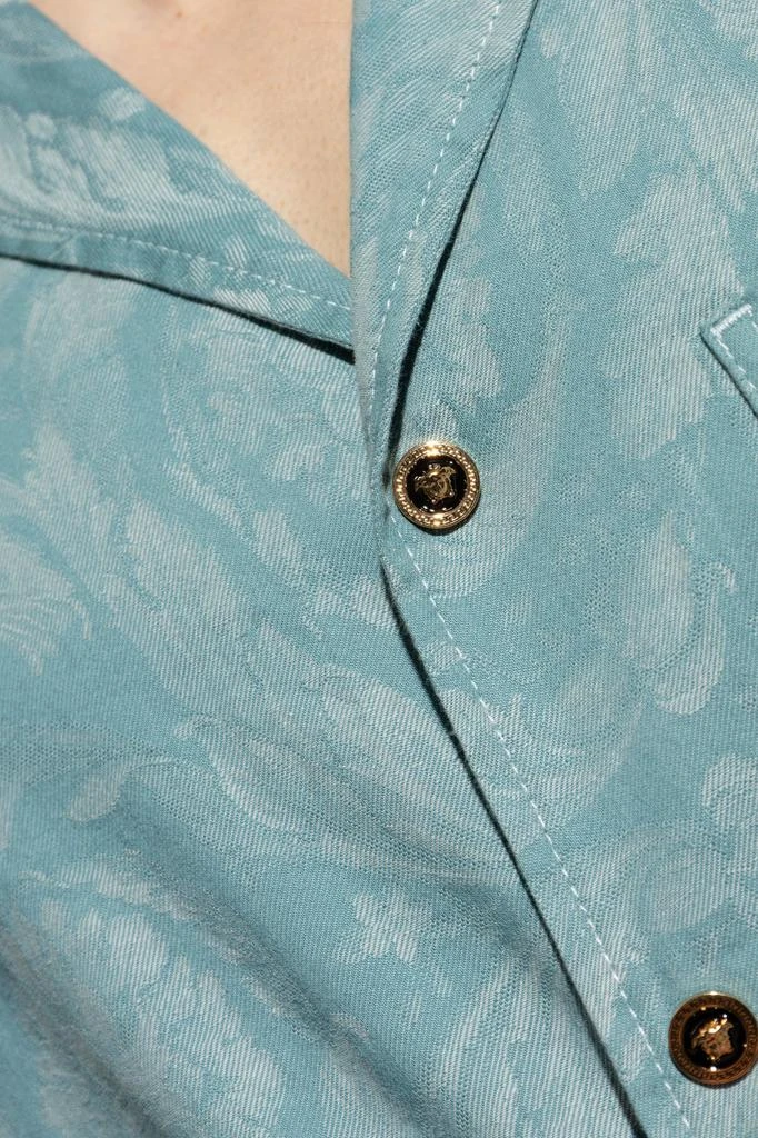 Versace Versace Pattern-Printed Short Sleeved Shirt 3