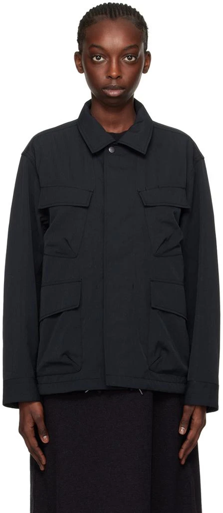 Snow Peak Black Press-Stud Jacket 1