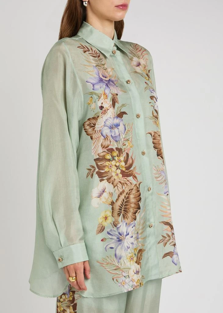 Zimmermann Coco floral-printed silk shirt 2
