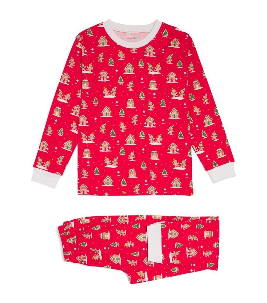 Kissy Kissy Pima Cotton Gingerbread Joy Pyjamas (2-6 Years) 1