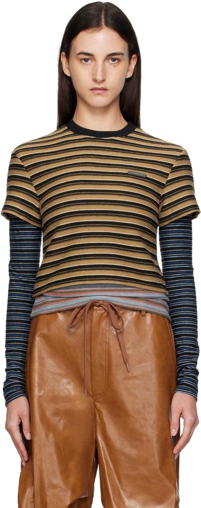 Shop Black Football Short Sleeve T-shirt on Sale at BeyondStyle