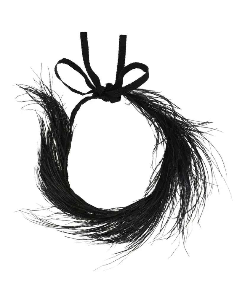Gucci Ostrich Feather Choker Necklace
