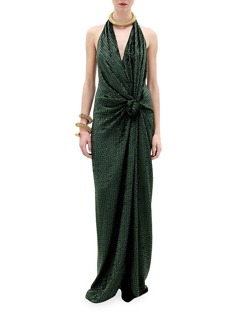 Silvia Tcherassi Tizziana Dress in Green Green 0321 / L
