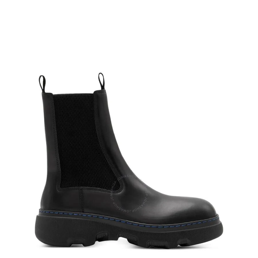 Burberry Creeper Chelsea Leather Ankle Boots 1