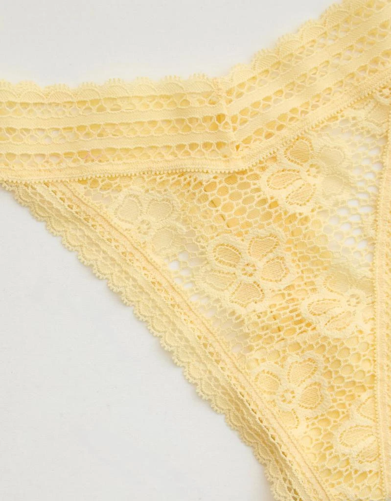 Aerie Show Off Beachside Lace Thong Underwear 1
