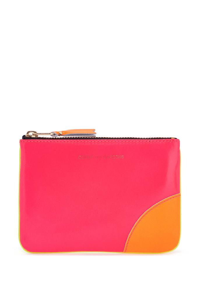 Comme des Garcons smooth leather pouch in seven words
