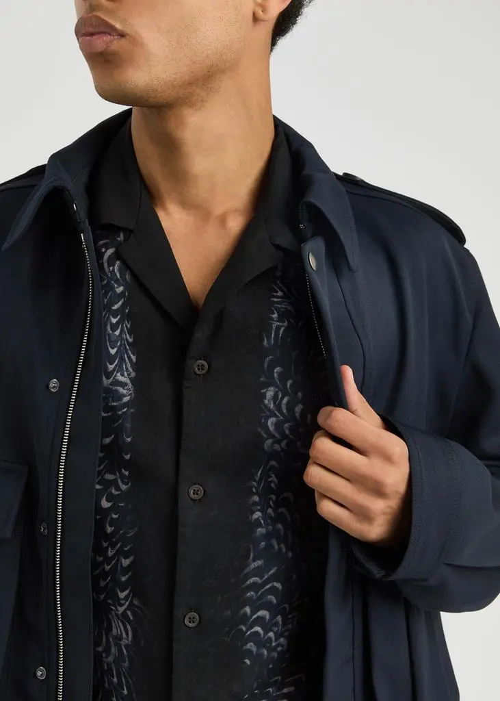 Dries Van Noten Carltone printed cotton voile shirt  5