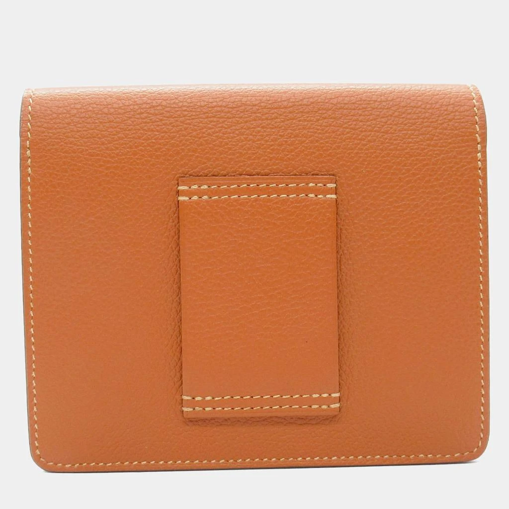 Hermes Hermes Brown Leather Slim  Short Wallet 2