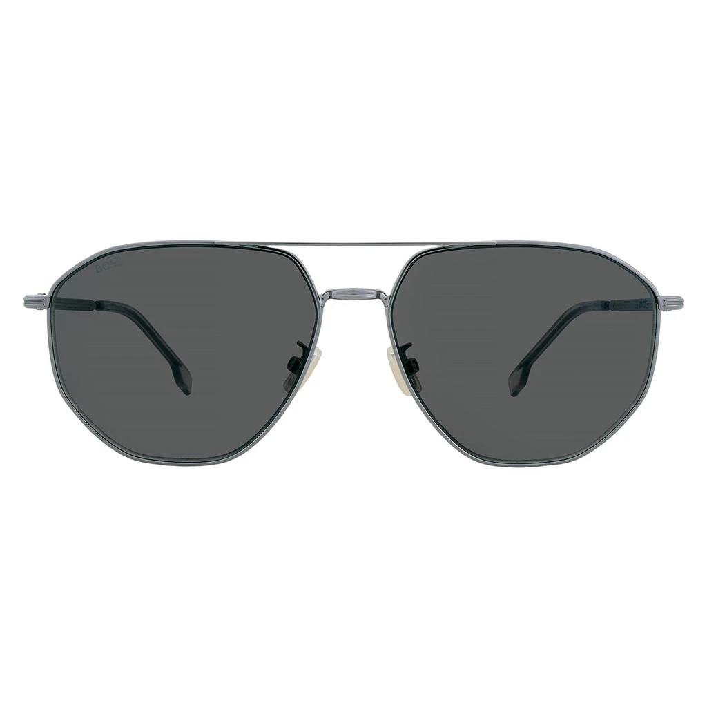 Hugo Boss Hugo Boss Dark Grey Pilot Men's Sunglasses BOSS 1612/F/SK 06LB/IR 61