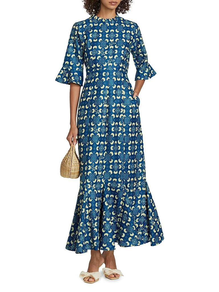 orange ombre maxi dress Pre-Order Madam Mystique Nicolette Orange Ombré Maxi Dress L (12-14)