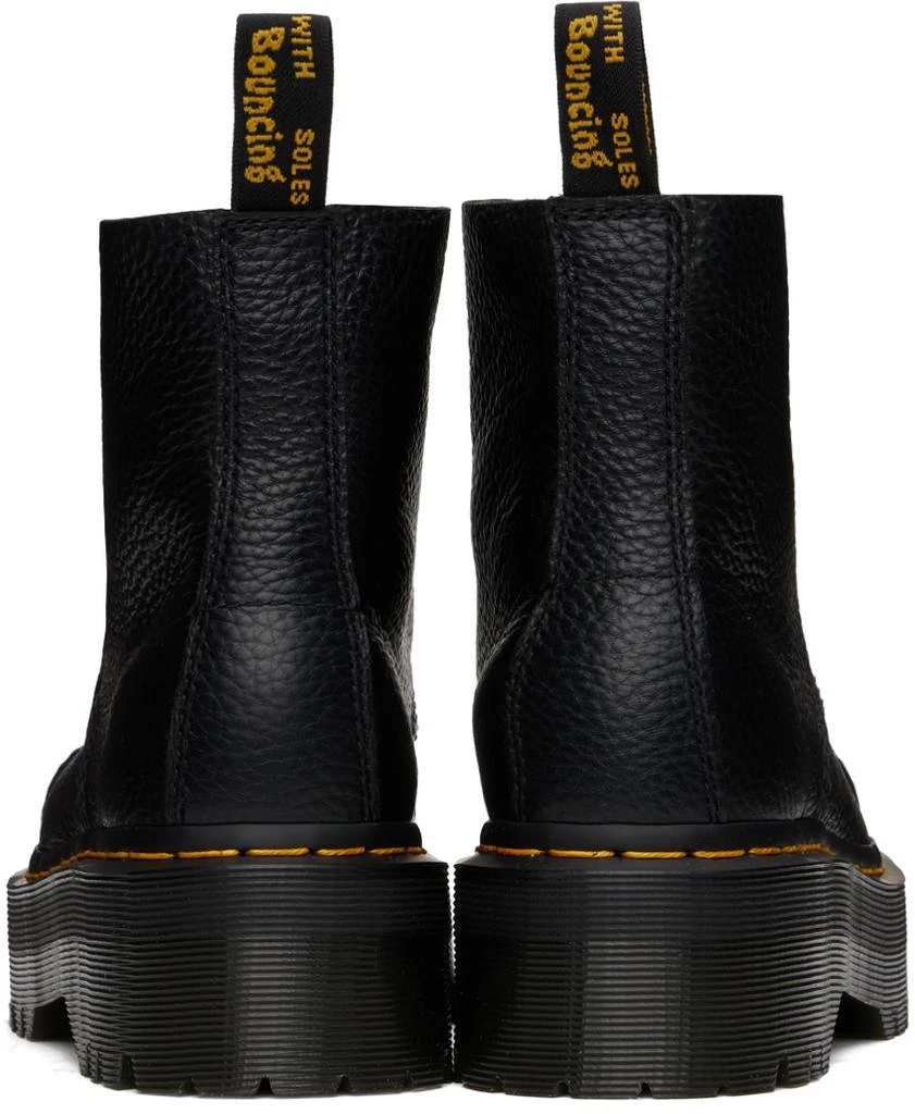 Dr. Martens Black Sinclair Milled Nappa Platform Boots 2