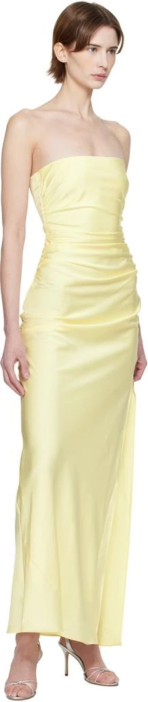 Bec & Bridge Yellow Eternity Strapless Maxi Dress 4