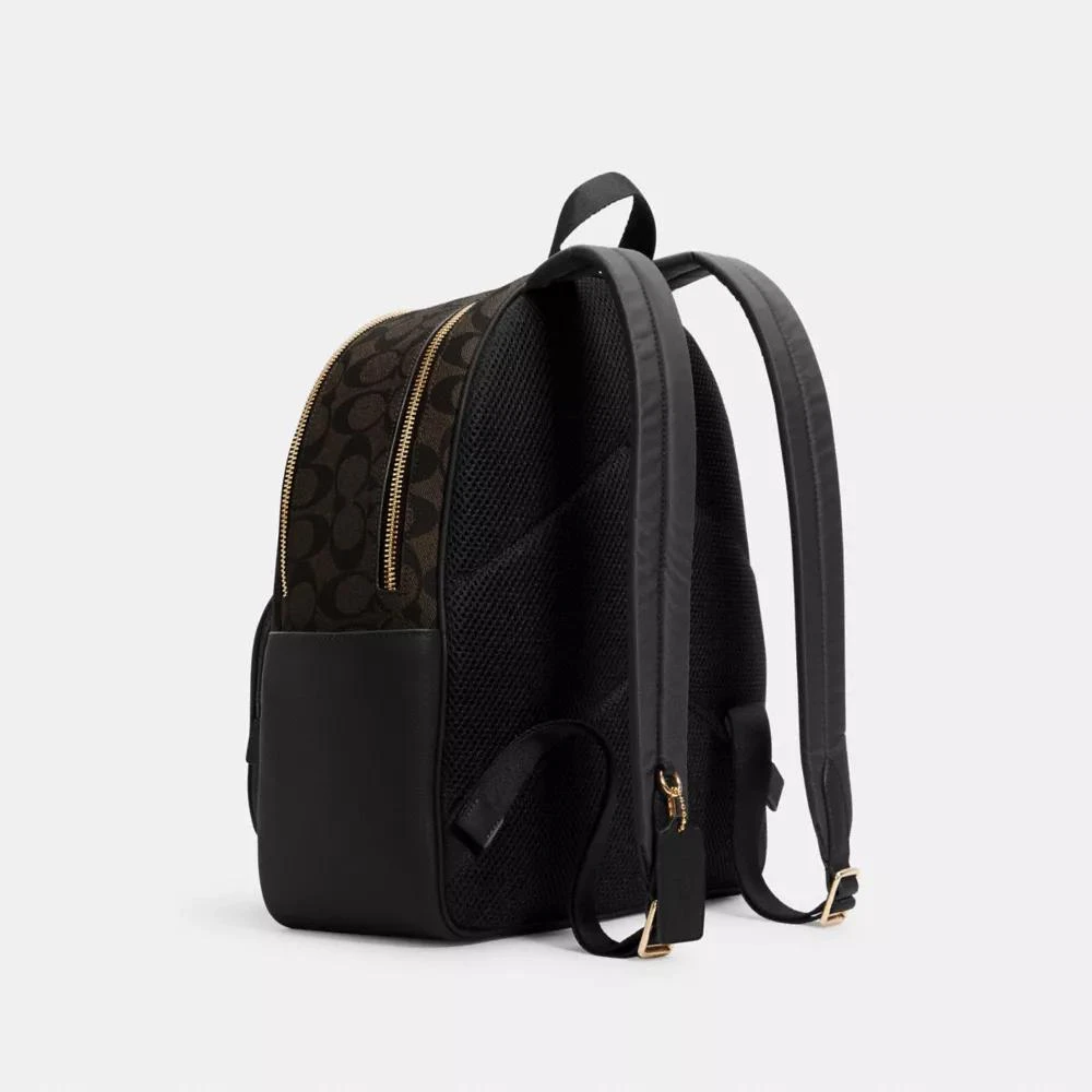 Coach Court Backpack In Signature Canvas 3