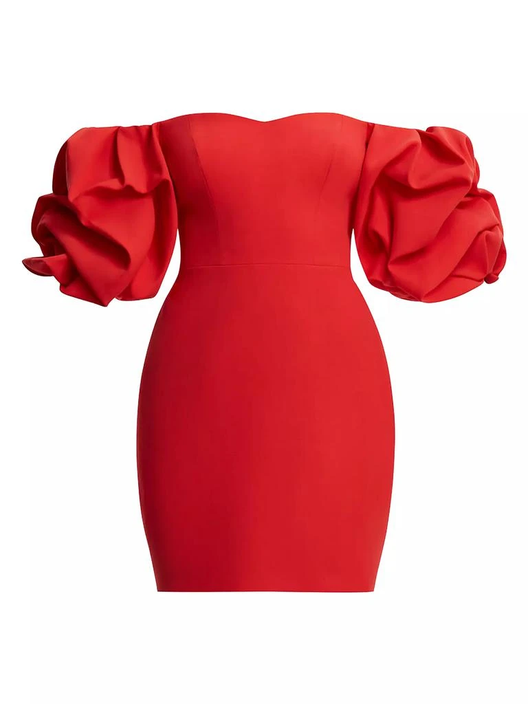 BCBG Off-The-Shoulder Minidress 1