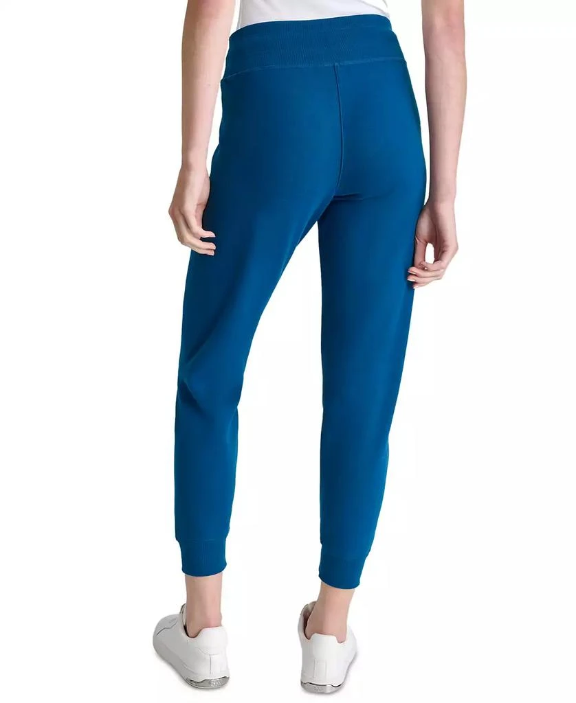 DKNY DKNY Women's Embroidered Logo Cuff Fleece Jogger Sweatpants 2