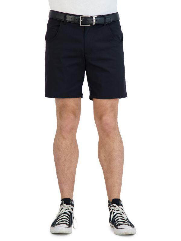 Levinas Performance Tech Stretch Denim Shorts