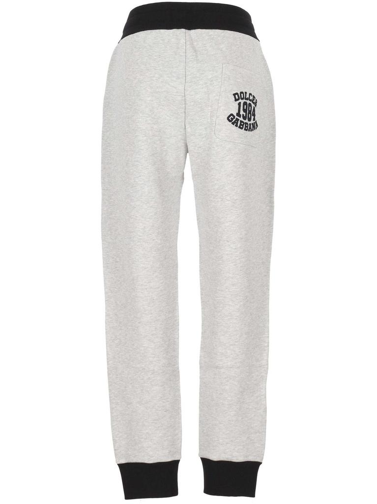 Shop Dolce & Gabbana Elastic Drawstring Waist Trousers on Sale at