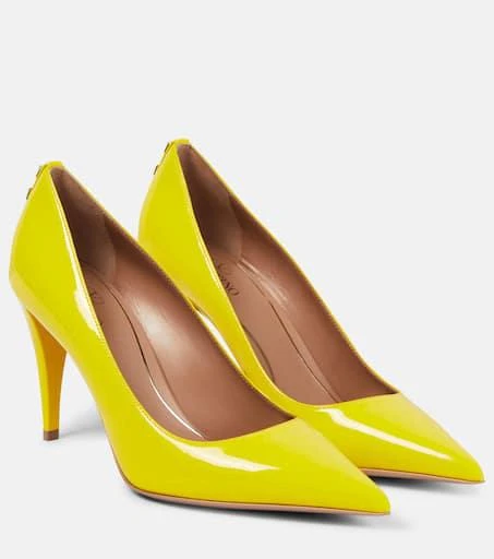 Valentino Rockstud patent leather pumps 1