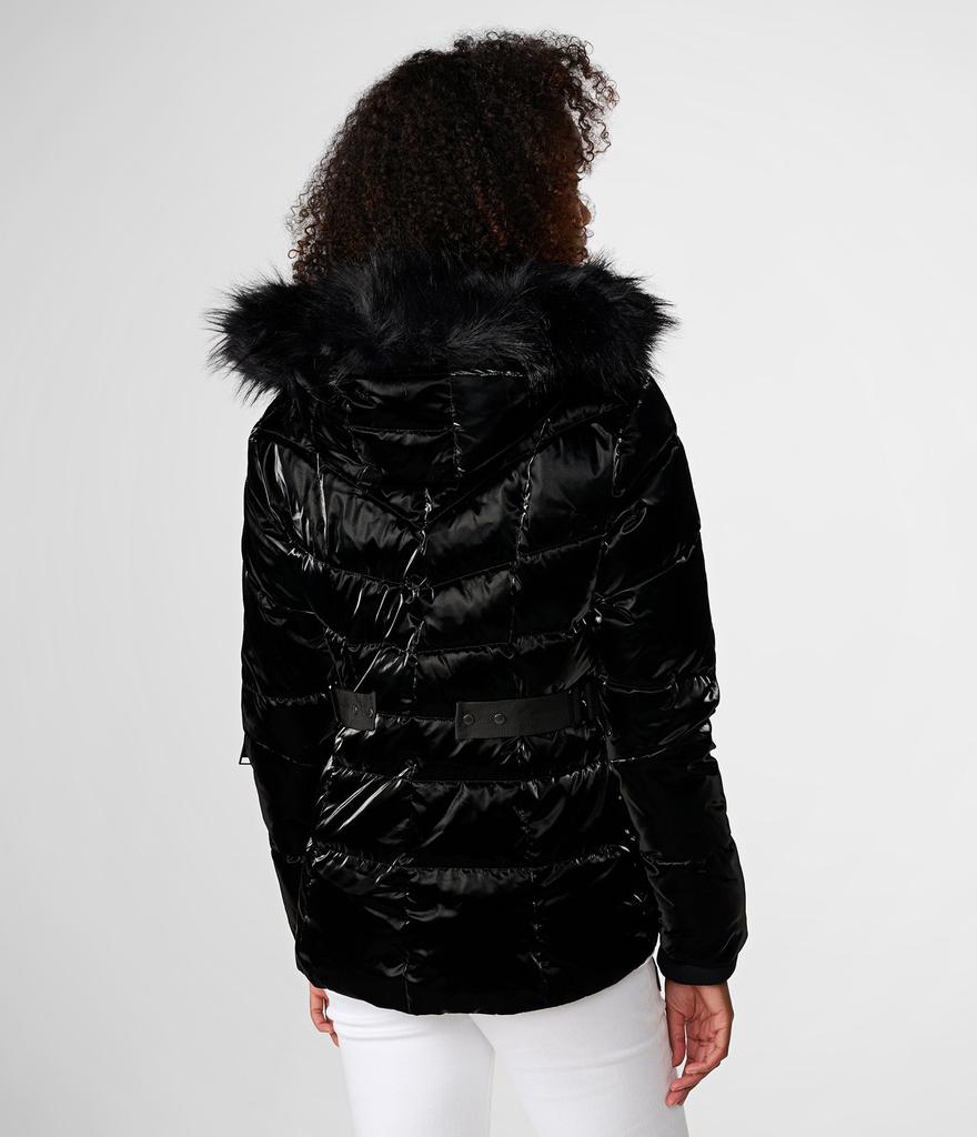 Karl Lagerfeld Paris FUR TRIMMED APRES SKI PUFFER