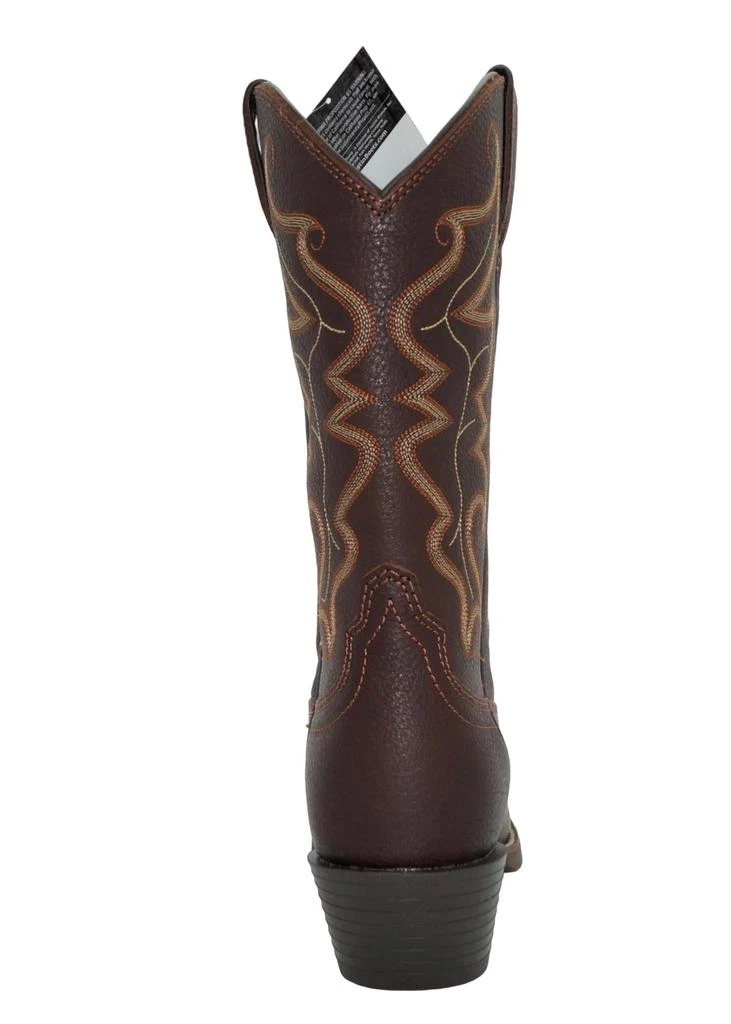 Justin Men's Stampede Square Toe Western Boots - Ee Width In Brown 4