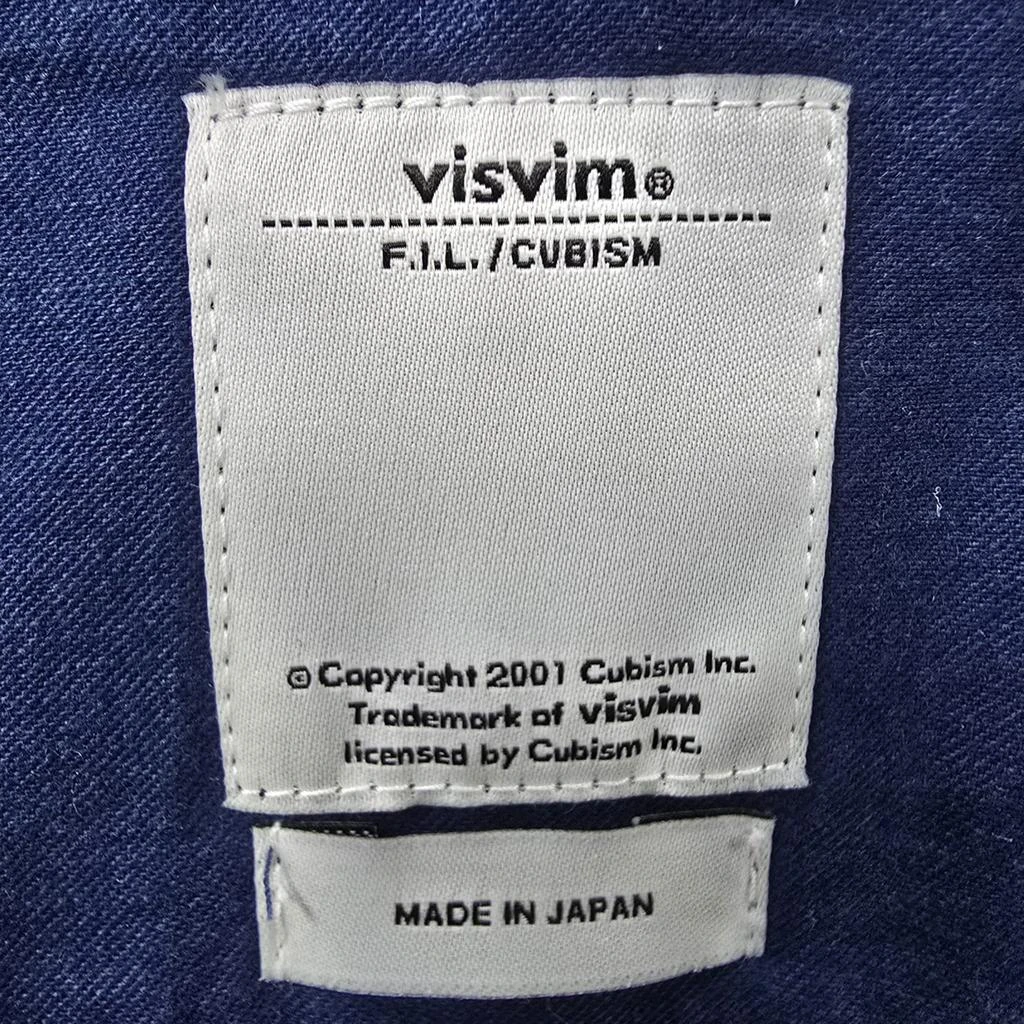 VisVim Lhamo Shirt in Blue Cotton 5